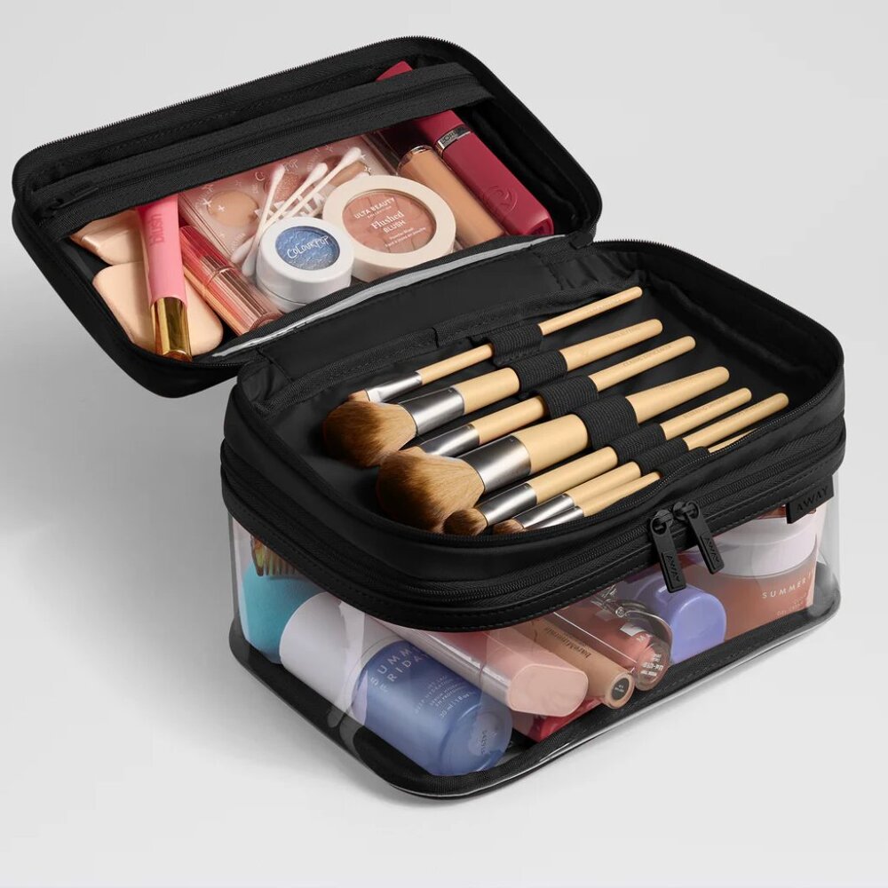 NEW Away Travel Clear Cosmetic Case